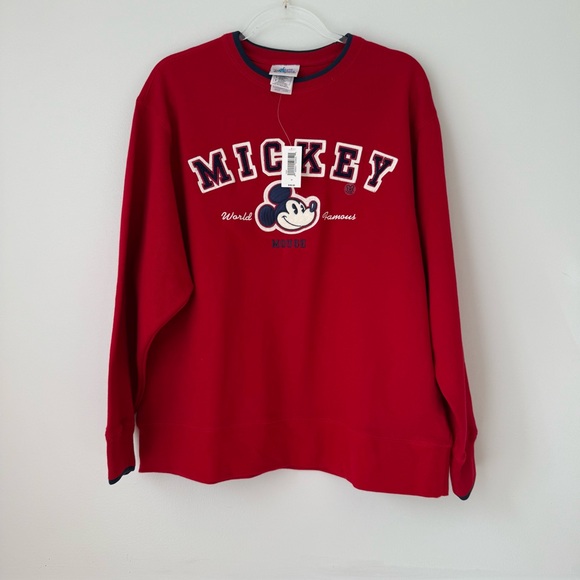 Disney Tops - Disneyland‎ Resort Mickey Mouse Classic Sweatshirt Sz M NWT